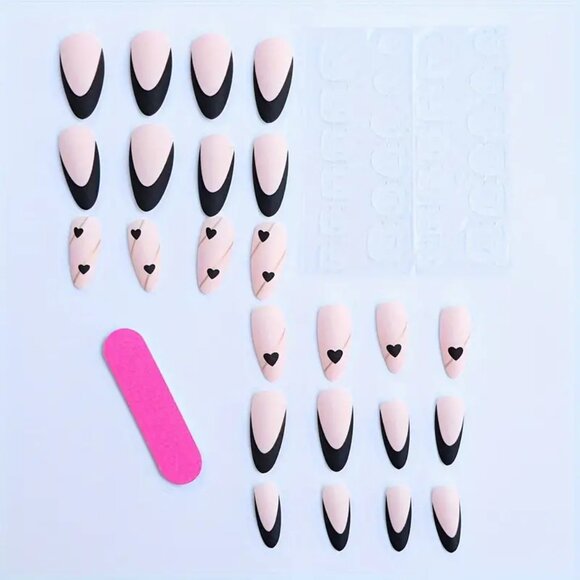 24-Piece Almond Shaped Nail Kit - Picture 3 of 5